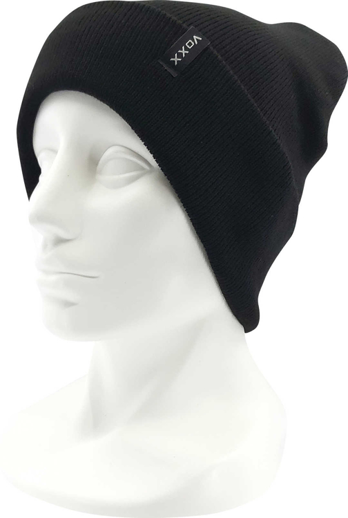 Obrázek z VOXX Čepice pánská pletená ATEGO ohrnovací ČERNÁ 
