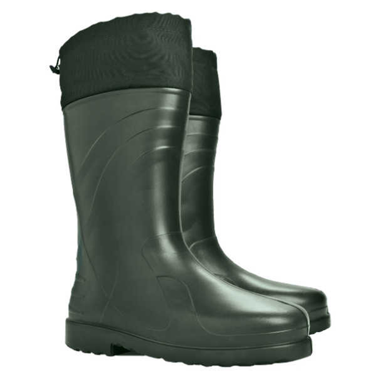 Obrázek z Demar LUNA S 0222 B Dámské zateplené stahovací holínky zelené 