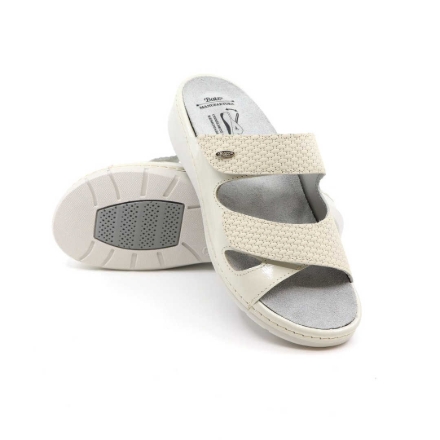 Obrázek Batz Sorrento white Dámské zdravotní pantofle