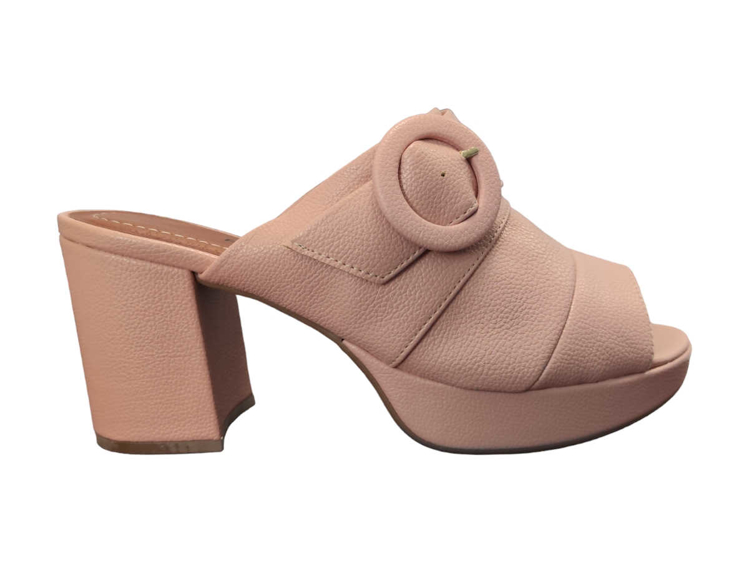 Obrázek z Piccadilly 815014-6 Dámské pantofle na podpatku růžové 