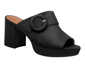 Obrázek Piccadilly 815014-5 Dámské pantofle na podpatku černé