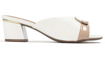 Obrázek z Piccadilly 542105-1 Dámské pantofle na podpatku bílé 