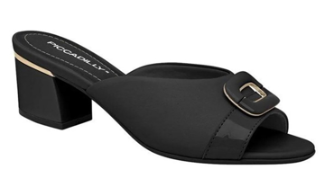Obrázek Piccadilly 542105-2 Dámské pantofle na podpatku černé