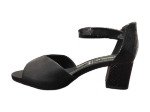 Obrázek z Piccadilly 562043-4 Dámské sandály na podpatku černé 