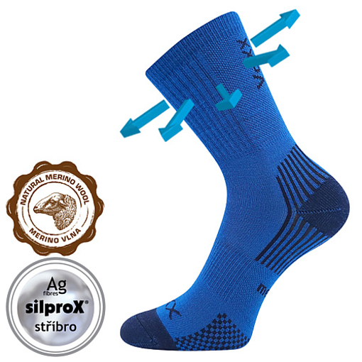 Obrázek z VOXX ponožky Optimalik modrá 3 pár 