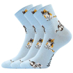 Obrázek z VOXX Ponožky dámské letní AGAPI s obrázky KOČKY 2 (3 páry) 