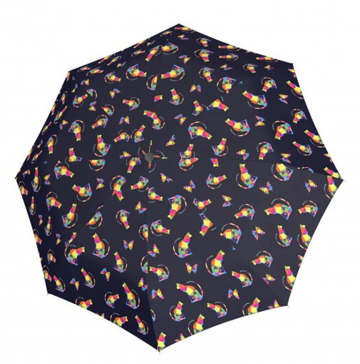Obrázek z Doppler Magic Fiber Rainbow Cat Dámský plně automatický deštník 
