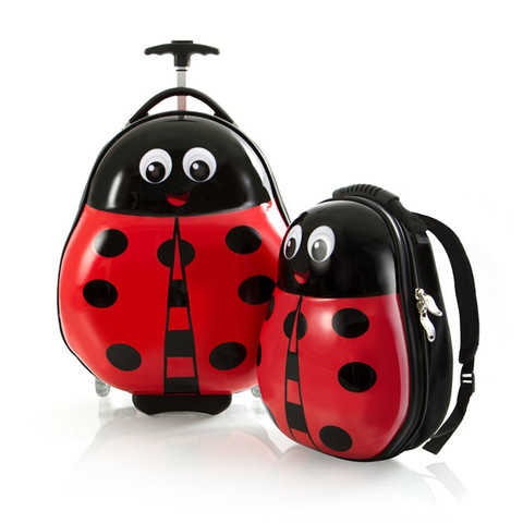 Heys Travel Tots Lady Bug – sada batohu a kufru Kufr: 19 l / Batoh: 4 L HEYS