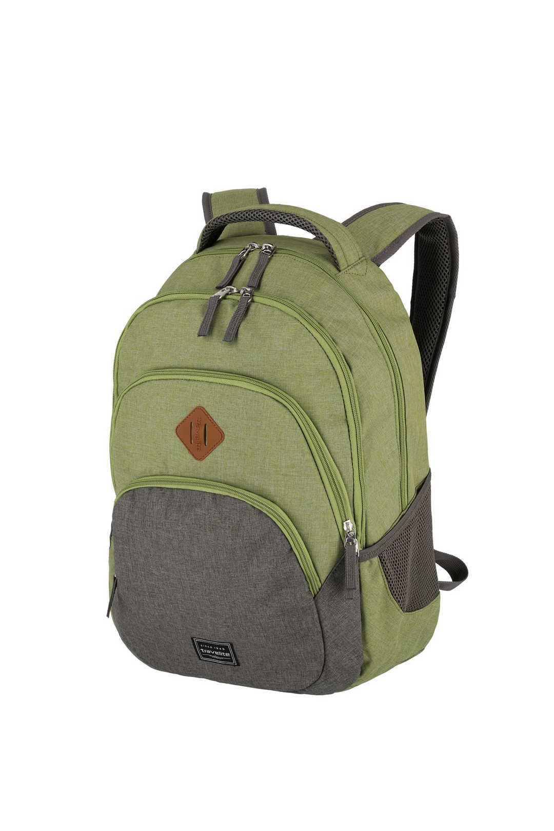 Travelite Basics Backpack Melange Green/grey