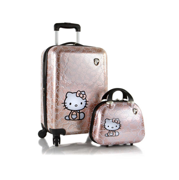 Obrázek Heys Kids Hello Kitty Metallic 2 ks 33,8 l + 3 L