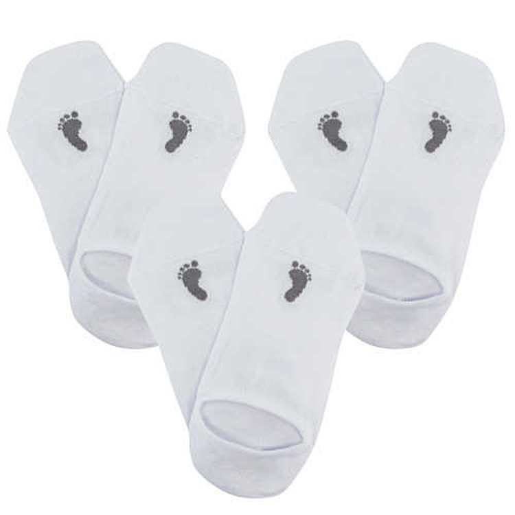 Obrázek z VOXX Ponožky anatomicky tvarované BAREFOOT SNEAKER neviditelné BÍLÉ (3 páry) 