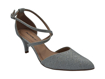 Obrázek z Piccadilly 745084-4 Dámské sandály na podpatku stříbrné 