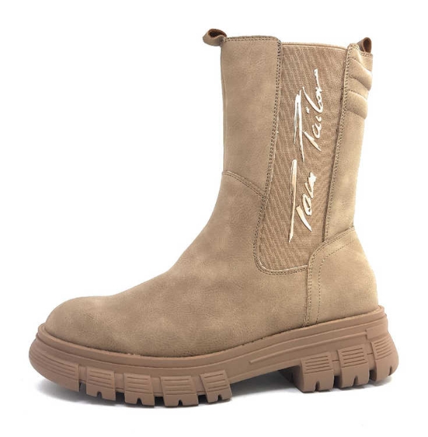 Obrázek z Tom Tailor 6390380004 Dámské kotníkové boty beige 