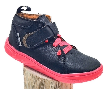 Obrázek Pegres Barefoot SBF62F Dětské tenisky černo / růžové