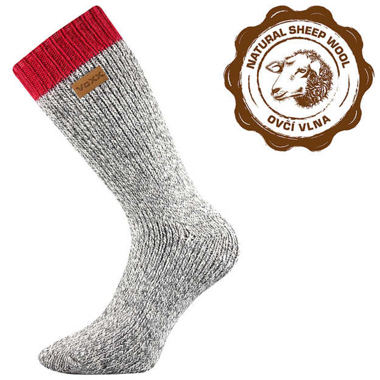 Obrázek z VOXX Ponožky zimní thermo HAUMEA vlněné MAGENTA 