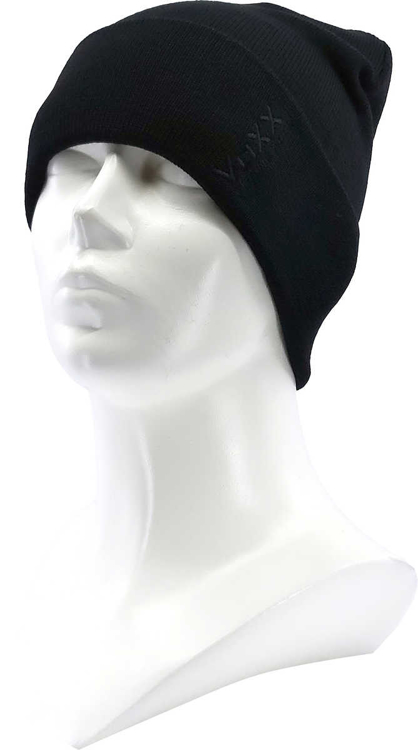 Obrázek z VOXX Čepice pánská pletená LEVORG ohrnovací ČERNÁ 