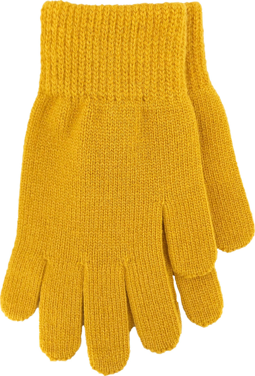 Obrázek z VOXX Rukavice dámské pletené TERRACANA s viskózou HOŘČICOVÉ 