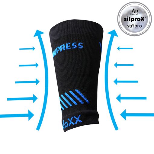 Obrázek z VOXX® kompresní návlek Protect zápěstí černá 1 ks 