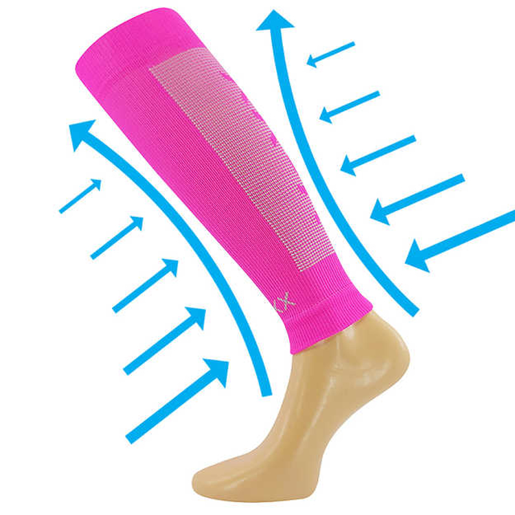 Obrázek z VOXX Návleky na lýtko kompresní FORMIG neon růžové 