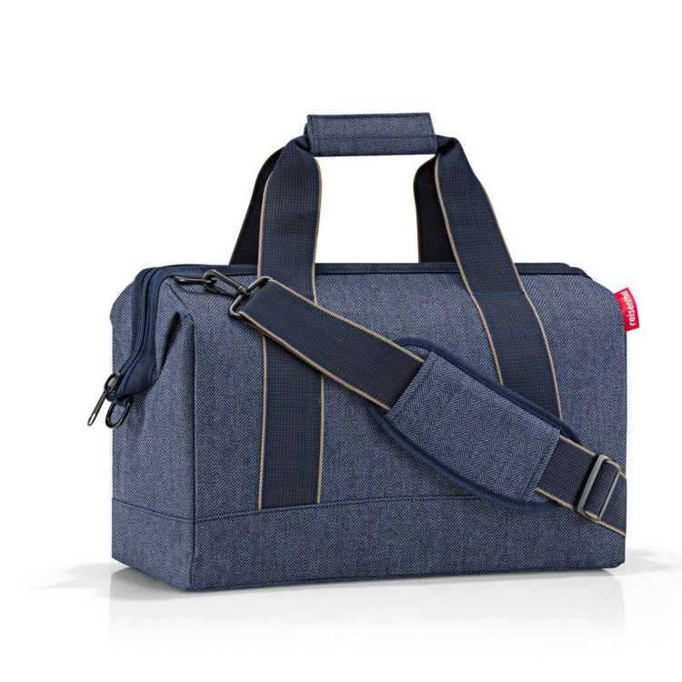Obrázek z Reisenthel Allrounder M Herringbone Dark Blue 18 L 