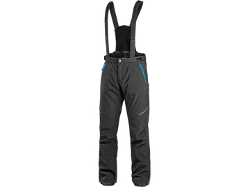 Obrázek CXS TRENTON Pánské zimní softshellové kalhoty černo / modré