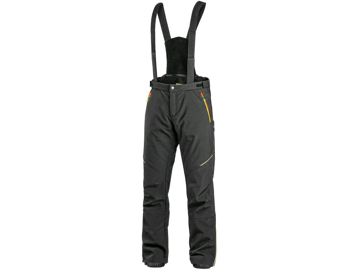 Obrázek CXS TRENTON Pánské zimní softshellové kalhoty černo / žluté