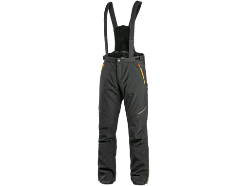 Obrázek z CXS TRENTON Pánské zimní softshellové kalhoty černo / žluté 