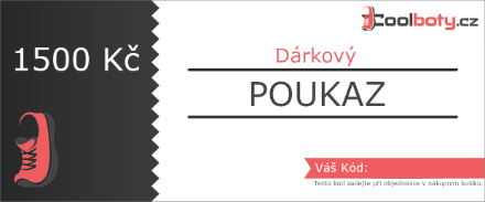 Obrázek Dárkový poukaz v hodnotě 1500 Kč
