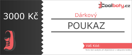 Obrázek Dárkový poukaz v hodnotě 3000 Kč