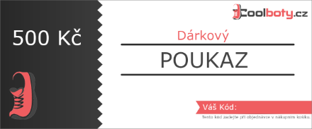Obrázek Dárkový poukaz v hodnotě 500 Kč