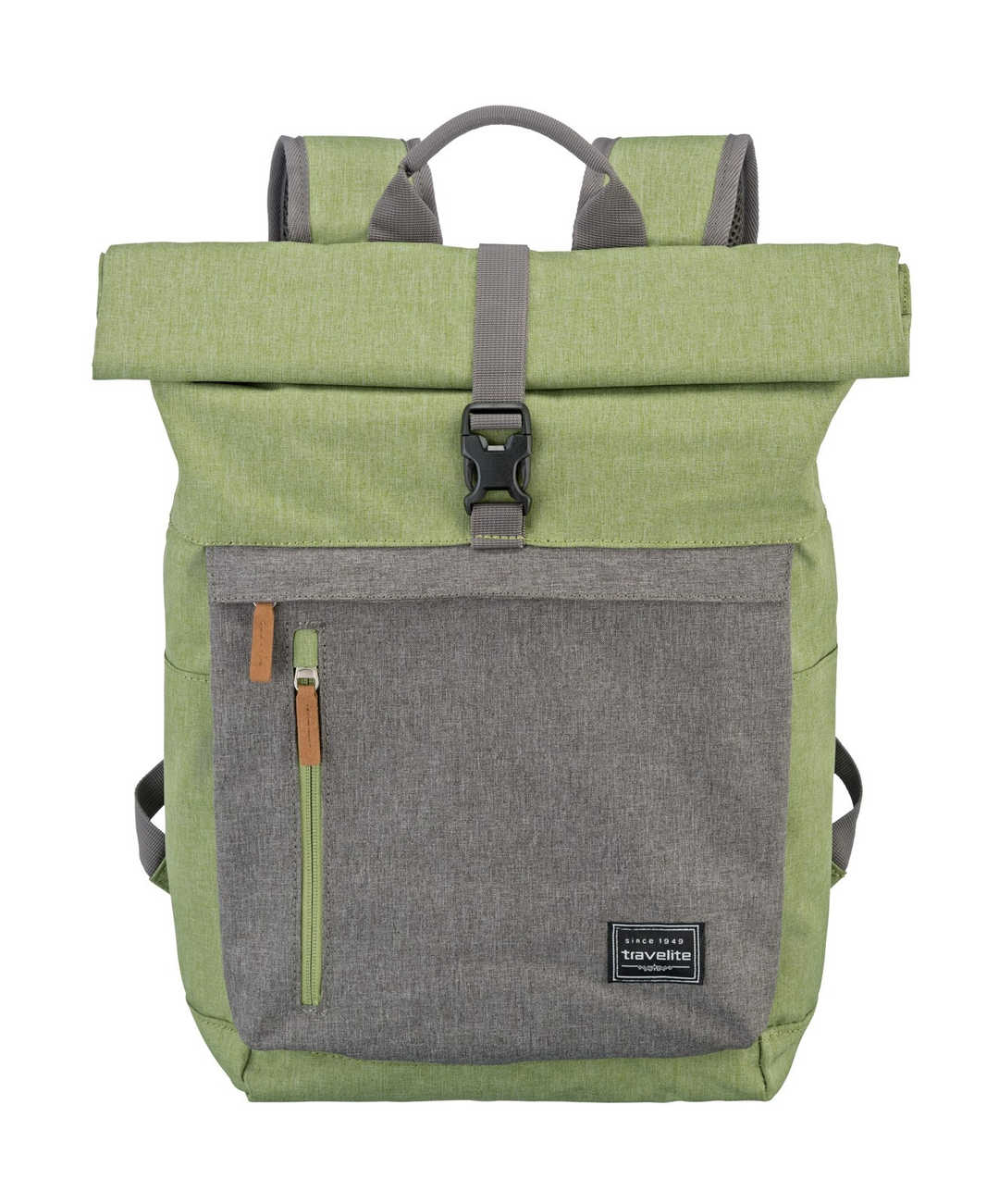 Travelite Basics Roll up Backpack Green/Grey