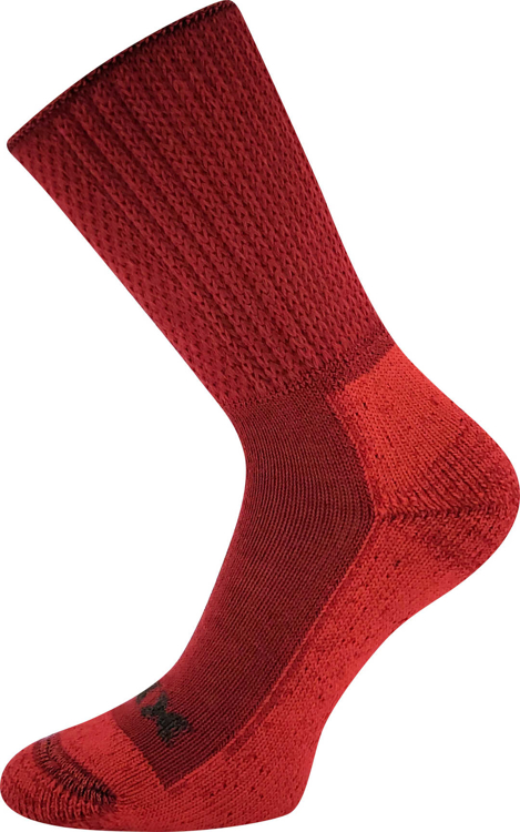 Obrázek z VOXX Ponožky silné hřejivé z merino VAASA s ionty stříbra VÍNOVÉ 