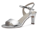 Obrázek z Tamaris 1-28008-42-941 Dámské sandály na podpatku stříbrné 