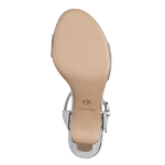 Obrázek z Tamaris 1-28008-42-941 Dámské sandály na podpatku stříbrné 