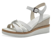 Obrázek z Tamaris 1-28010-42-100 Dámské sandály na klínku bílé 