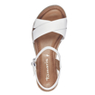 Obrázek z Tamaris 1-28106-42-100 Dámské sandály na klínku bílé 