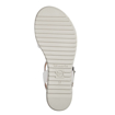 Obrázek z Tamaris 1-28106-42-100 Dámské sandály na klínku bílé 