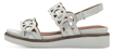 Obrázek z Tamaris 1-28212-42-100 Dámské sandály na klínku bílé 