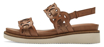 Obrázek z Tamaris 1-28212-42-305 Dámské sandály na klínku hnědé 