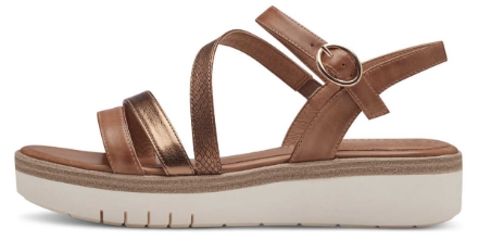 Obrázek Tamaris 1-28215-42-440 Dámské sandály na klínku hnědé