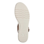 Obrázek z Tamaris 1-28215-42-440 Dámské sandály na klínku hnědé 