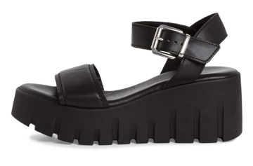 Obrázek Tamaris 1-28712-42-003 Dámské sandály na klínku černé