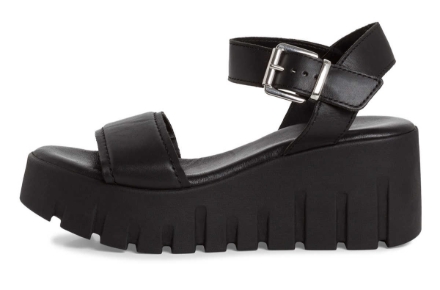 Obrázek Tamaris 1-28712-42-003 Dámské sandály na klínku černé