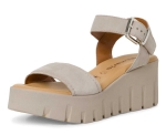 Obrázek z Tamaris 1-28712-42-378 Dámské sandály na klínku béžové 