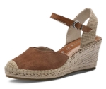 Obrázek z Tamaris 1-29610-42-305 Dámské sandály na klínku hnědé 