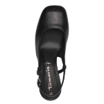 Obrázek z Tamaris 1-29621-42-001 Dámské sandály na podpatku černé 