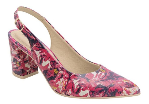 Obrázek z Piccadilly 745145-1 Dámské sandály na podpatku růžové 
