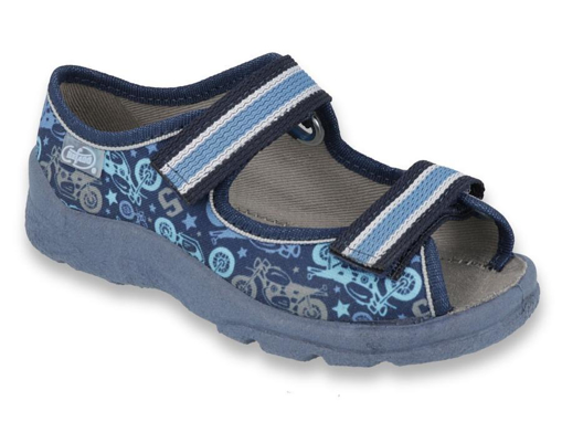 Obrázek z BEFADO 969X159 chlapecké sandálky modré MOTO 