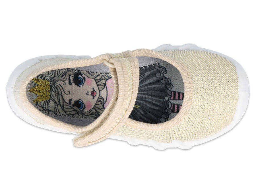 BEFADO 109P224 dívčí botičky zlaté princezna