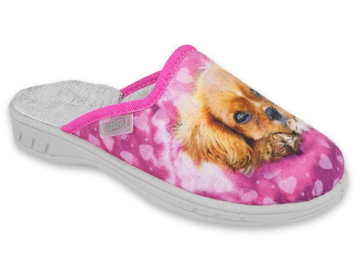 Obrázek BEFADO 707Y418 JOGI dívčí pantofle ZŠ pejsek